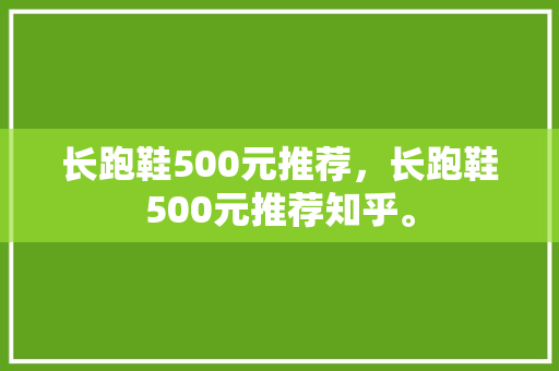 长跑鞋500元推荐，长跑鞋500元推荐知乎。