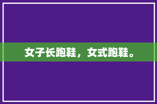 女子长跑鞋，女式跑鞋。