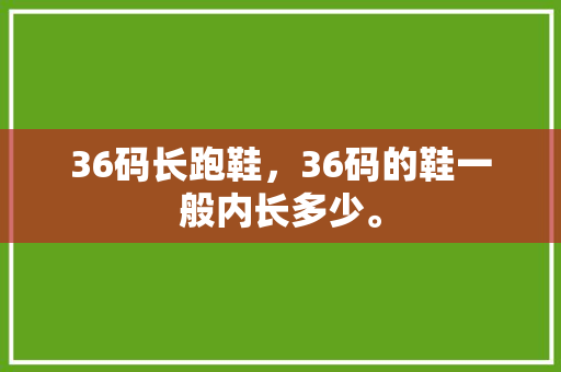36码长跑鞋，36码的鞋一般内长多少。