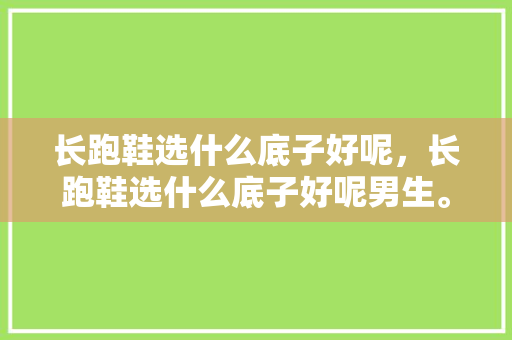 长跑鞋选什么底子好呢，长跑鞋选什么底子好呢男生。 长跑鞋选什么底子好呢，长跑鞋选什么底子好呢男生。 品牌鞋