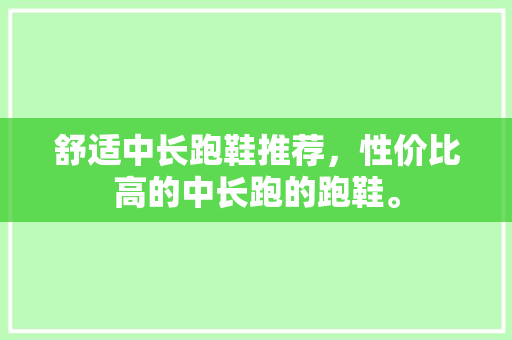 舒适中长跑鞋推荐，性价比高的中长跑的跑鞋。