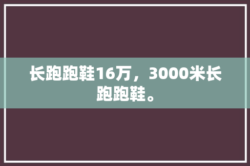 长跑跑鞋16万，3000米长跑跑鞋。 长跑跑鞋16万，3000米长跑跑鞋。 鞋类款式