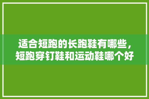 适合短跑的长跑鞋有哪些，短跑穿钉鞋和运动鞋哪个好。