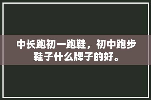 中长跑初一跑鞋，初中跑步鞋子什么牌子的好。