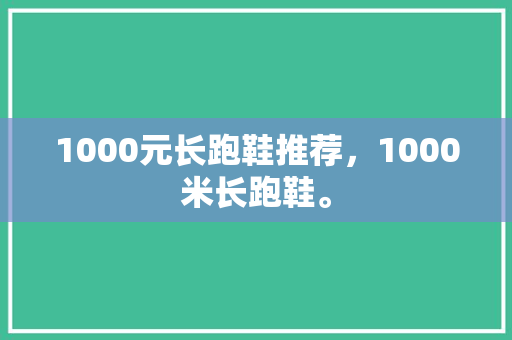 1000元长跑鞋推荐，1000米长跑鞋。