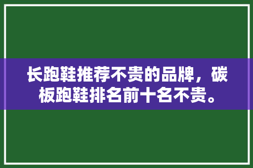 长跑鞋推荐不贵的品牌，碳板跑鞋排名前十名不贵。 长跑鞋推荐不贵的品牌，碳板跑鞋排名前十名不贵。 大匠心设计