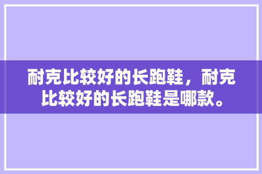 耐克比较好的长跑鞋，耐克比较好的长跑鞋是哪款。