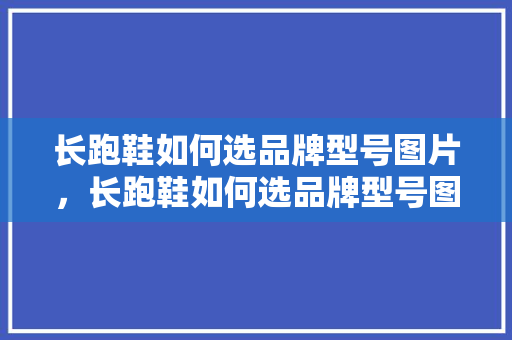 长跑鞋如何选品牌型号图片，长跑鞋如何选品牌型号图片大全。
