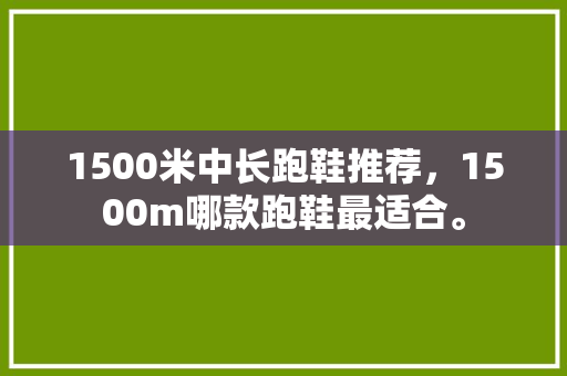 1500米中长跑鞋推荐，1500m哪款跑鞋最适合。 1500米中长跑鞋推荐，1500m哪款跑鞋最适合。 大精工智造