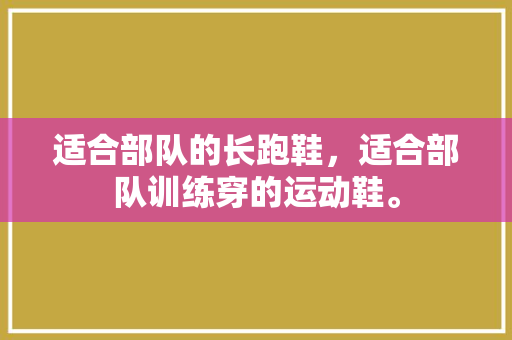 适合部队的长跑鞋，适合部队训练穿的运动鞋。