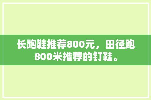 长跑鞋推荐800元，田径跑800米推荐的钉鞋。 长跑鞋推荐800元，田径跑800米推荐的钉鞋。 品牌鞋