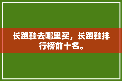 长跑鞋去哪里买，长跑鞋排行榜前十名。 长跑鞋去哪里买，长跑鞋排行榜前十名。 大精工智造