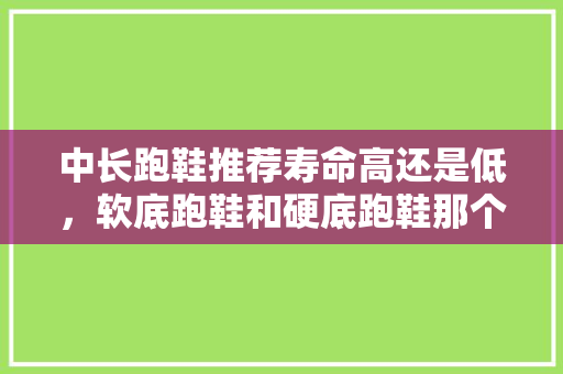 中长跑鞋推荐寿命高还是低，软底跑鞋和硬底跑鞋那个适合长跑。