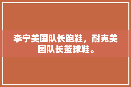 李宁美国队长跑鞋，耐克美国队长篮球鞋。