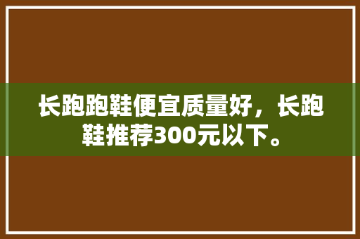 长跑跑鞋便宜质量好，长跑鞋推荐300元以下。 长跑跑鞋便宜质量好，长跑鞋推荐300元以下。 品牌鞋