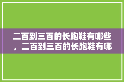 二百到三百的长跑鞋有哪些，二百到三百的长跑鞋有哪些牌子。 二百到三百的长跑鞋有哪些，二百到三百的长跑鞋有哪些牌子。 大匠心设计