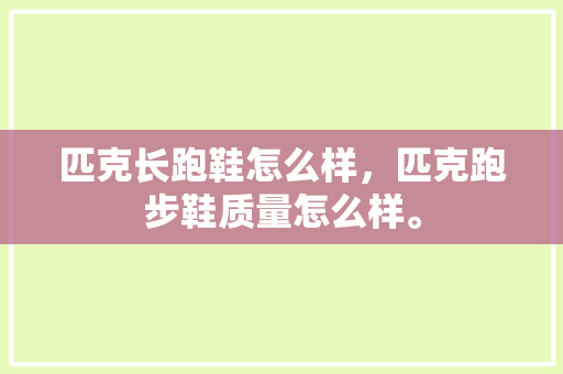 匹克长跑鞋怎么样,匹克跑步鞋质量怎么样。 品牌鞋 匹克长跑鞋怎么样,匹克跑步鞋质量怎么样。 匹克长跑鞋怎么样,匹克跑步鞋质量怎么样。 品牌鞋