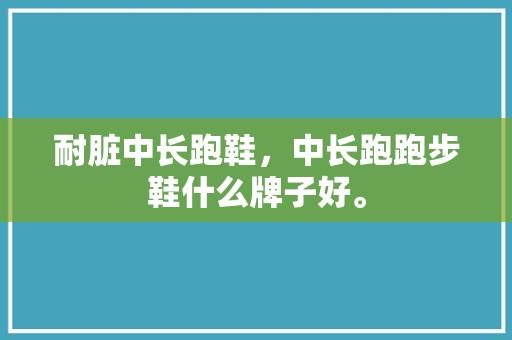 耐脏中长跑鞋，中长跑跑步鞋什么牌子好。