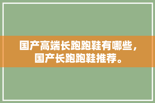 国产高端长跑跑鞋有哪些，国产长跑跑鞋推荐。 国产高端长跑跑鞋有哪些，国产长跑跑鞋推荐。 鞋类款式